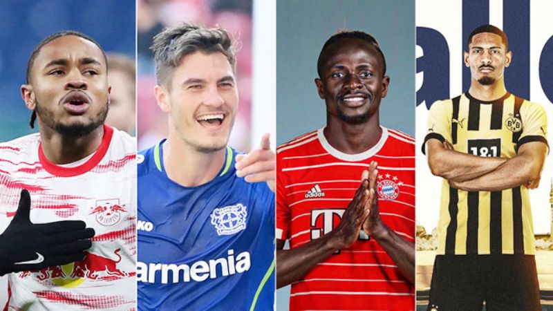 Tổng hợp vua phá lưới Bundesliga đầy đủ mới nhất 2023